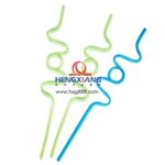 彩色造型PVC吸管