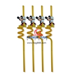 環保食品級塑料卡通造型PVC吸管