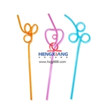 淺藍色PVC工藝吸管